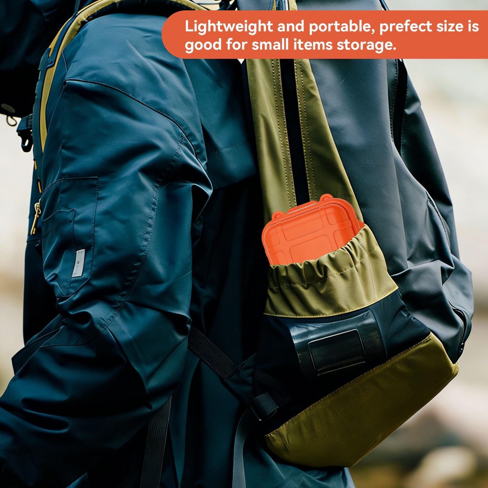 Caja A Prueba De Golpes, Estuche Organizador De Contenedor Sellado Impermeable De Supervivencia con 2 Hebillas En Forma De U, Almacenamiento De Espuma para Viajes Al Aire Libre