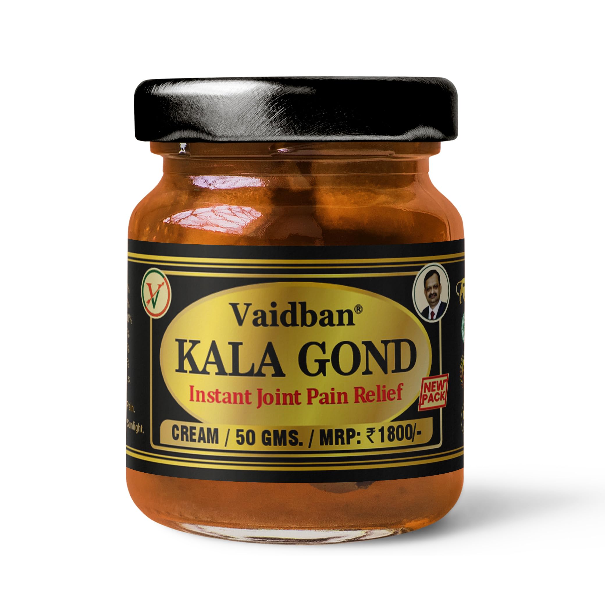 Vaidban Kala Gond Cream - Instant Ayurvedic Pain Relief Cream for Men & Women (50 GM)-image-21