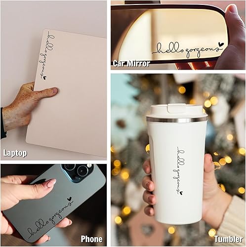 Miniatura 10 de Marita 3X Hello Beautiful - Calcomanía para espejo retrovisor, calcomanías para espejo retrovisor, calcomanías para espejo retrovisor, decoración de