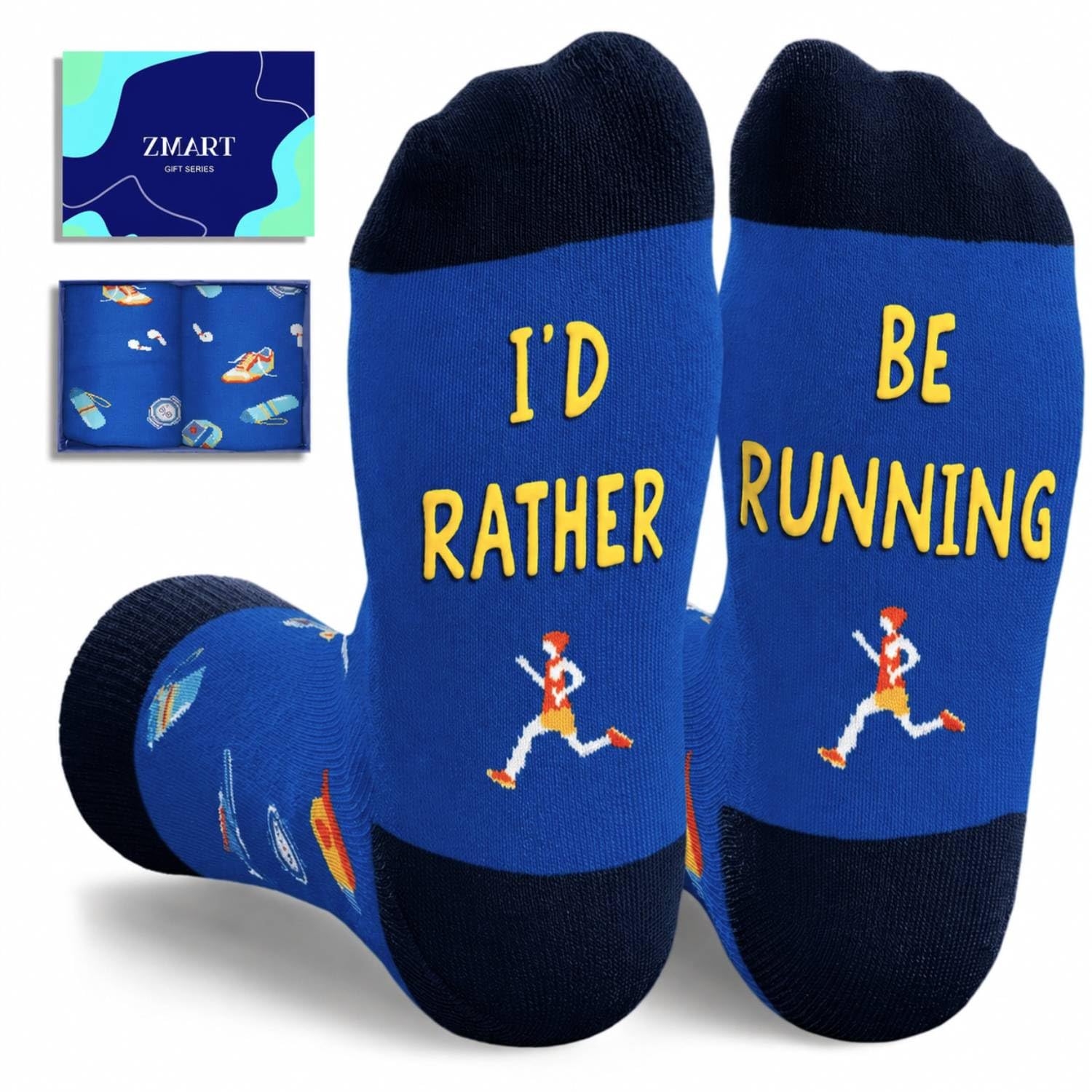 Zmart Sports Socks Men Women - Outdoorsman Gifts for Hunting Running Golf Soccer Lovers