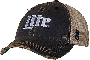 Miller Light Distressed Logo Hat