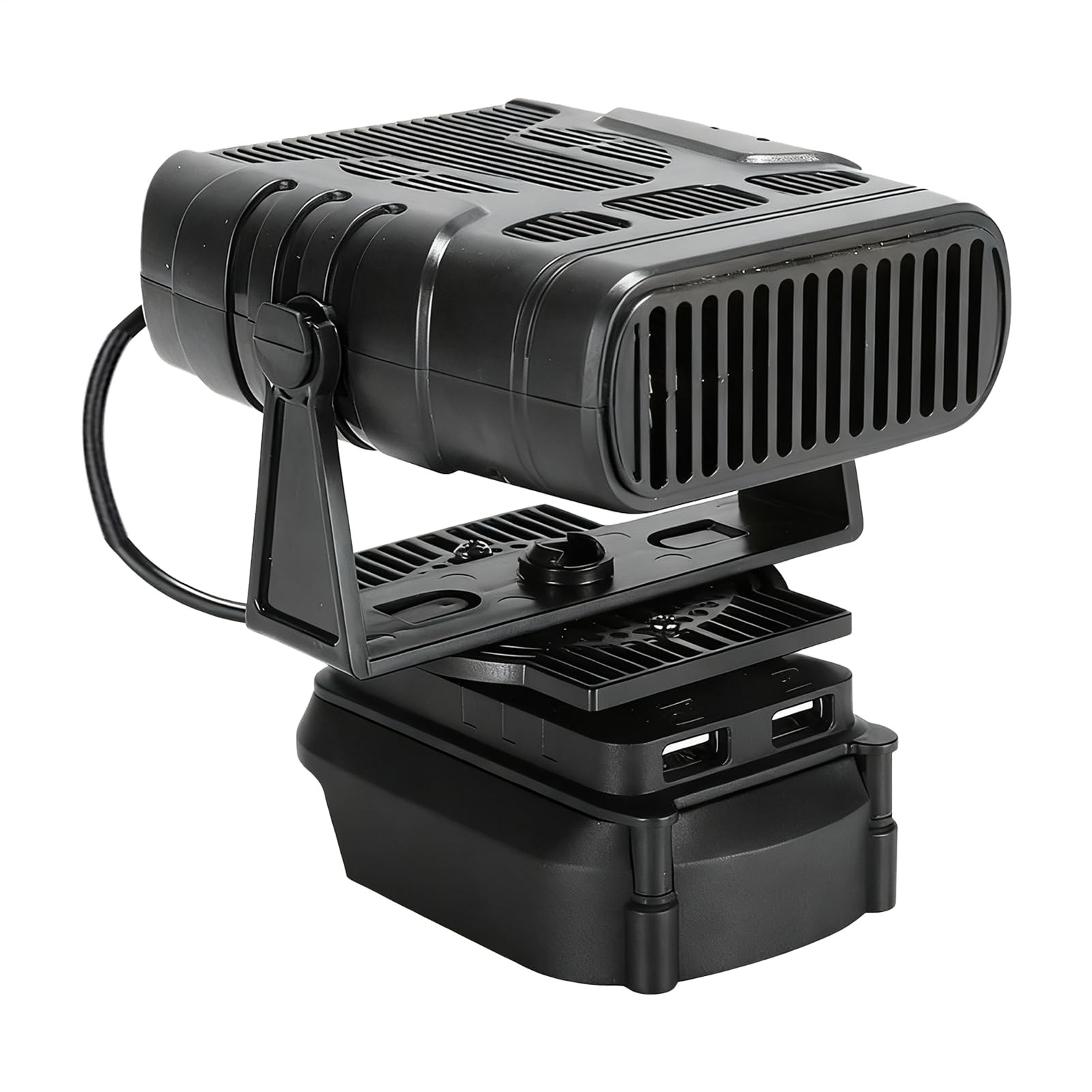 Chauffage de voiture électrique 12V réglable à 90 degrés pour pare-brise de camion