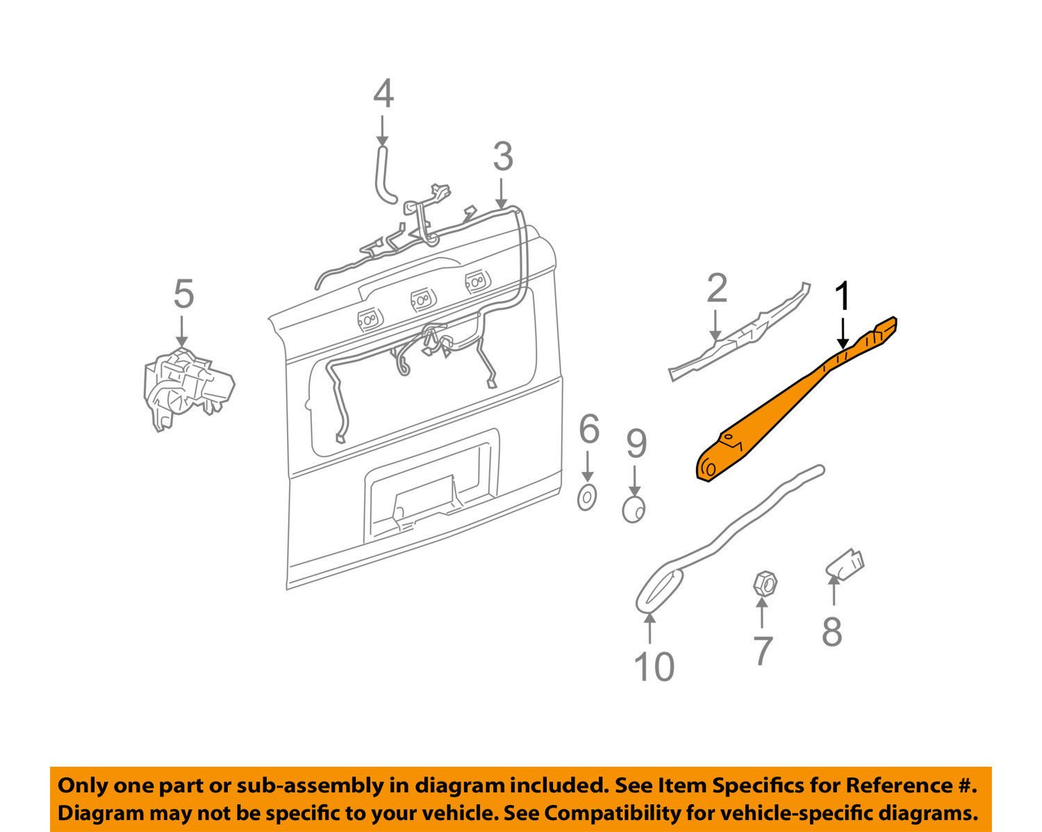 Amazon.com: General Motors 88944328, Windshield Wiper Arm : Automotive