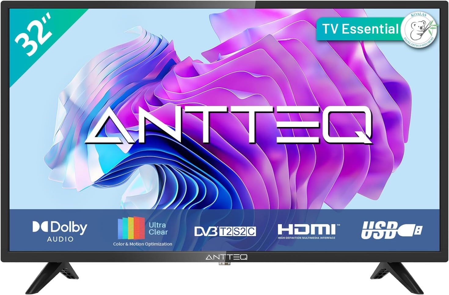 TOSHIBA 32WK3C63DA 32 Zoll Fernseher (Smart TV, HD-Ready, Triple Tuner