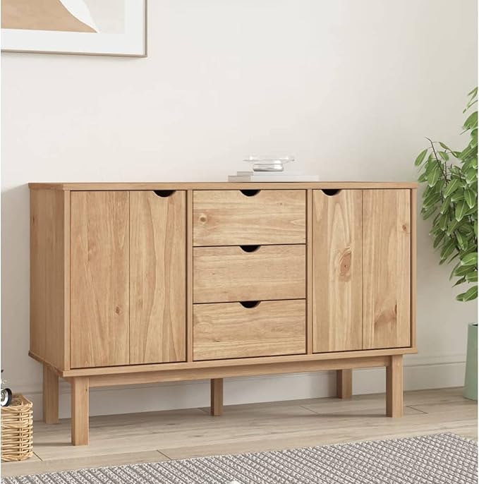 Festnight Credenza, Madia Cucina, Credenza Soggiorno Moderno, Mobile