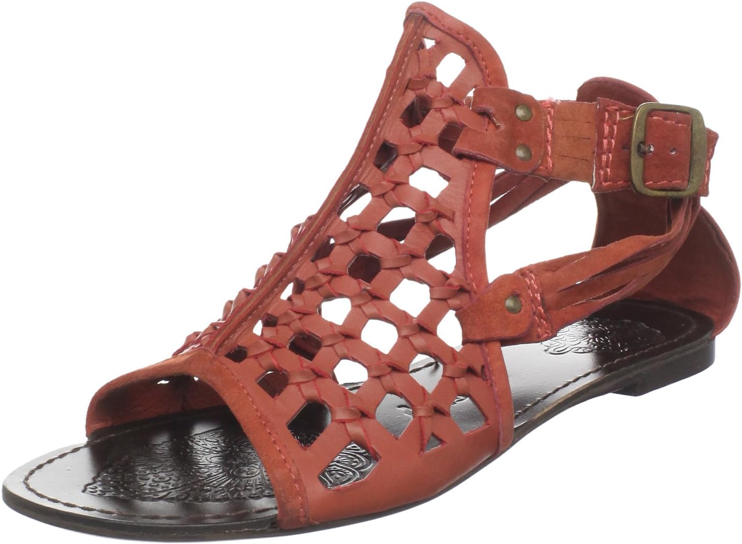 Naughty Monkey Women's Tokyo Sandal,Rust,8 M US