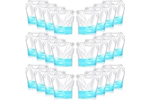 Foldable and Space-Saving Emergency Water Storage Solution: 10 Collapsible Water Bags