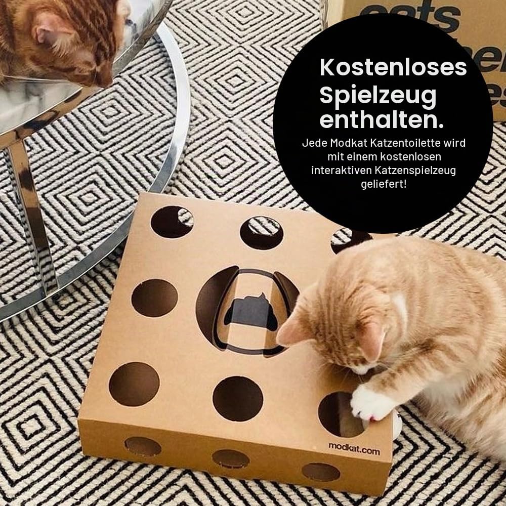 Modkat Katzentoilette Dacheinstieg, Weiß