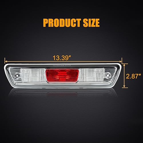 Miniatura 7 de 923-237 F150 Luz trasera central de montaje alto, tercera luz trasera de freno de camión compatible con Ford F-150 2004-2008, Explorer Sport Trac