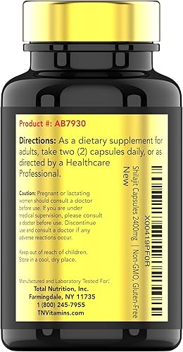 Vista 7 de tnvitamins Shilajit Cápsulas de 2400 mg - 180 cápsulas Cápsulas 100% puras del Himalaya Shilajit para hombres y mujeres Suplemento de resina