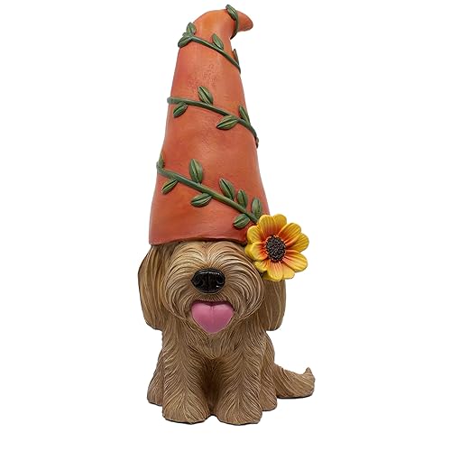 Original Doodle Gnome - Garden Gnomes Outdoor Dog Statue, Garden