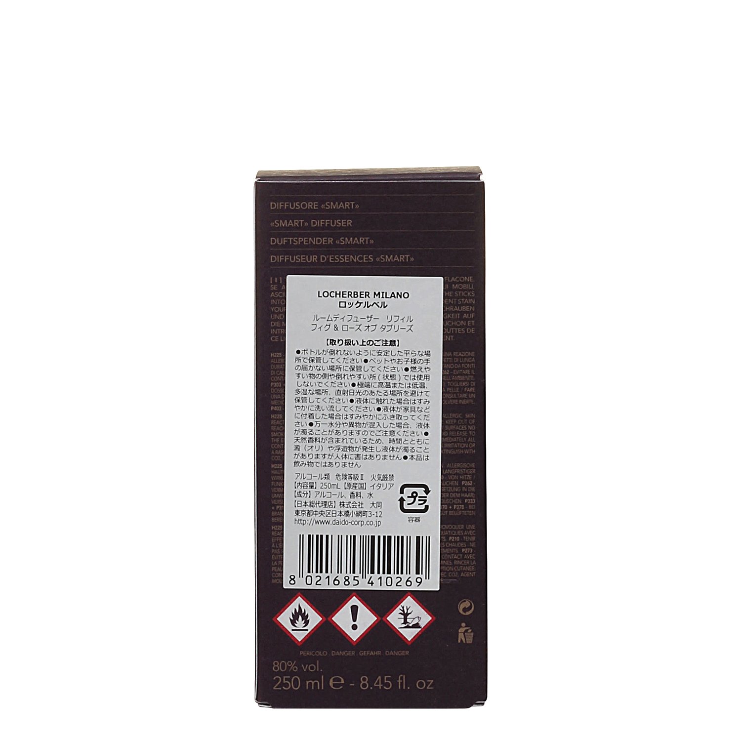 Locherber Ricarica Diffusore d'ambiente Fragranza Fico e rose di Tabriz 250 ml