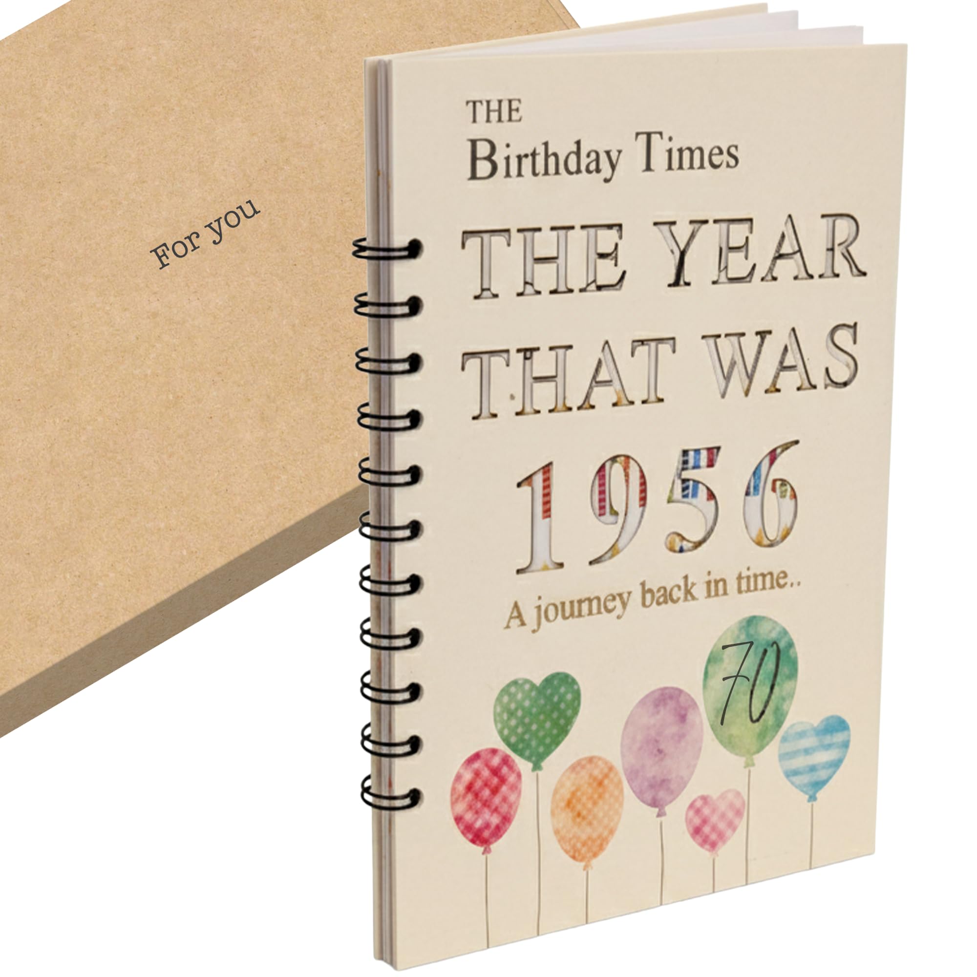 The Year that Was 1956 - Special 70th Birthday Card Book with Details about the Year of Birth (1956)