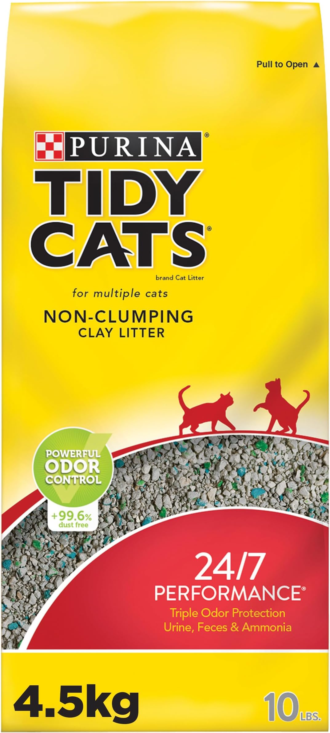 Purina Tidy Cats Non Clumping Cat Litter 24/7 Performance 10Lb