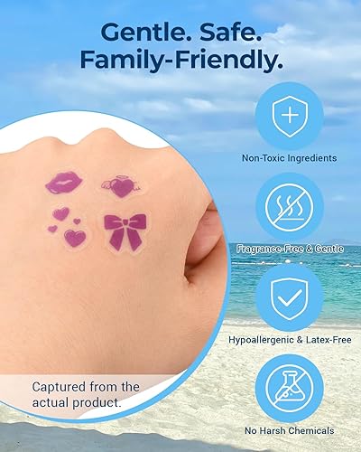 Miniatura 5 de 80 calcomanías UV para protector solar, calcomanías de protección solar, recordatorio de reaplicación de saber cuándo volver a aplicar protector