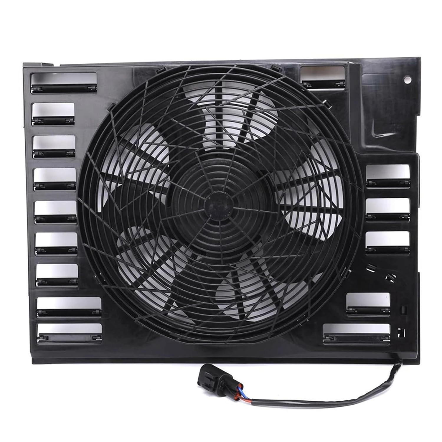 A/C Condenser Cooling Radiator Fan Assembly W/O Brushless Brush Compatible with BMW E65 E66 745i 760i 2003-2008 645469213790