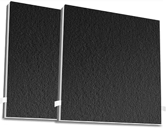 3-in-1 Replacement True HEPA Filters Compatible with Oregon Scientific Purifier CF8410, Ivation IVAHAP300, SereneLife PSLAPU35 Air Purifiers. Includes 2 Premium Filters