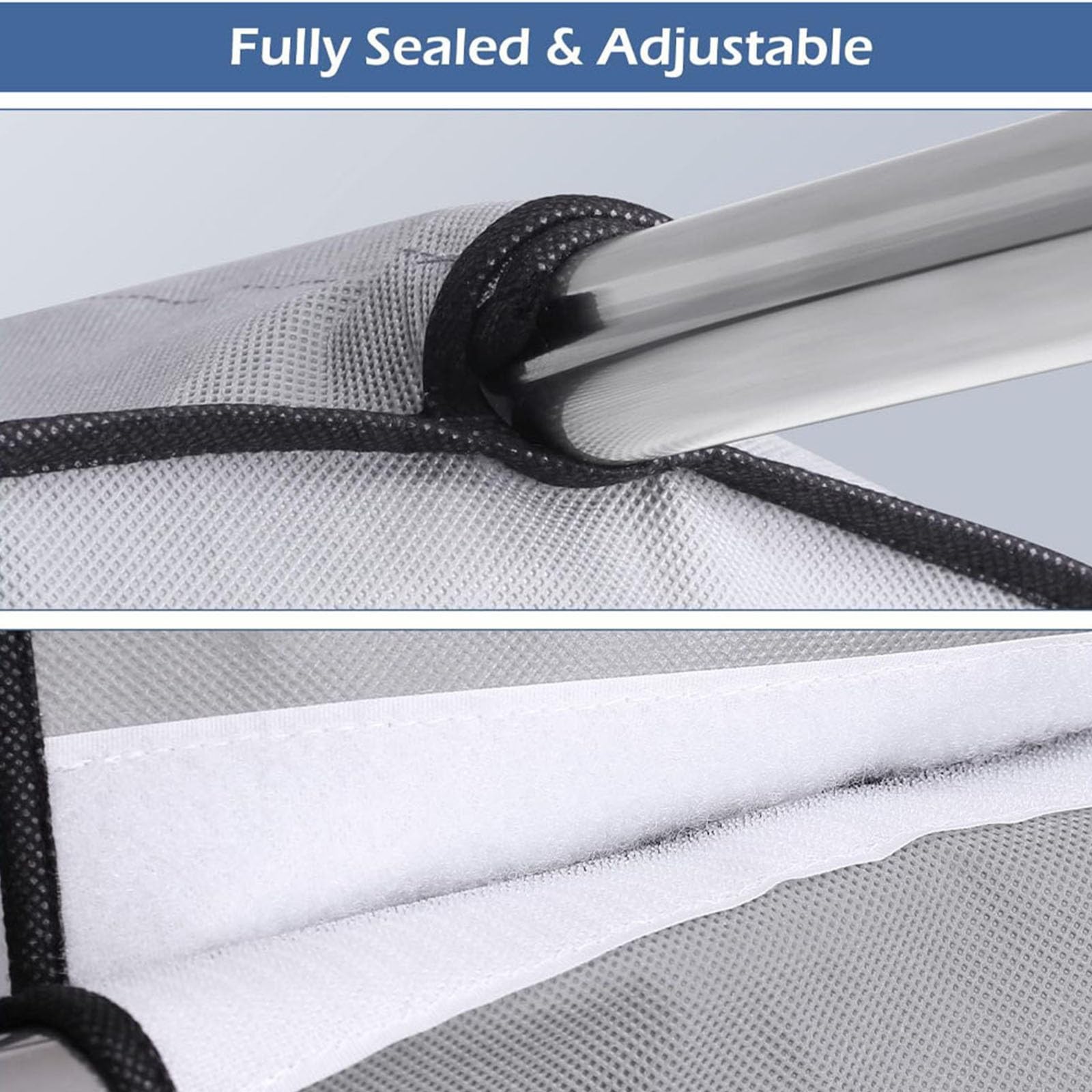 Grande Busta di Stoccaggio Anti-Polvere for Abiti,con Finestra Trasparente | Sacchi Porta Abiti for Appendere i Capi, Robusti e Resistenti, for Completi, Cappotti e Abiti(6PCS)