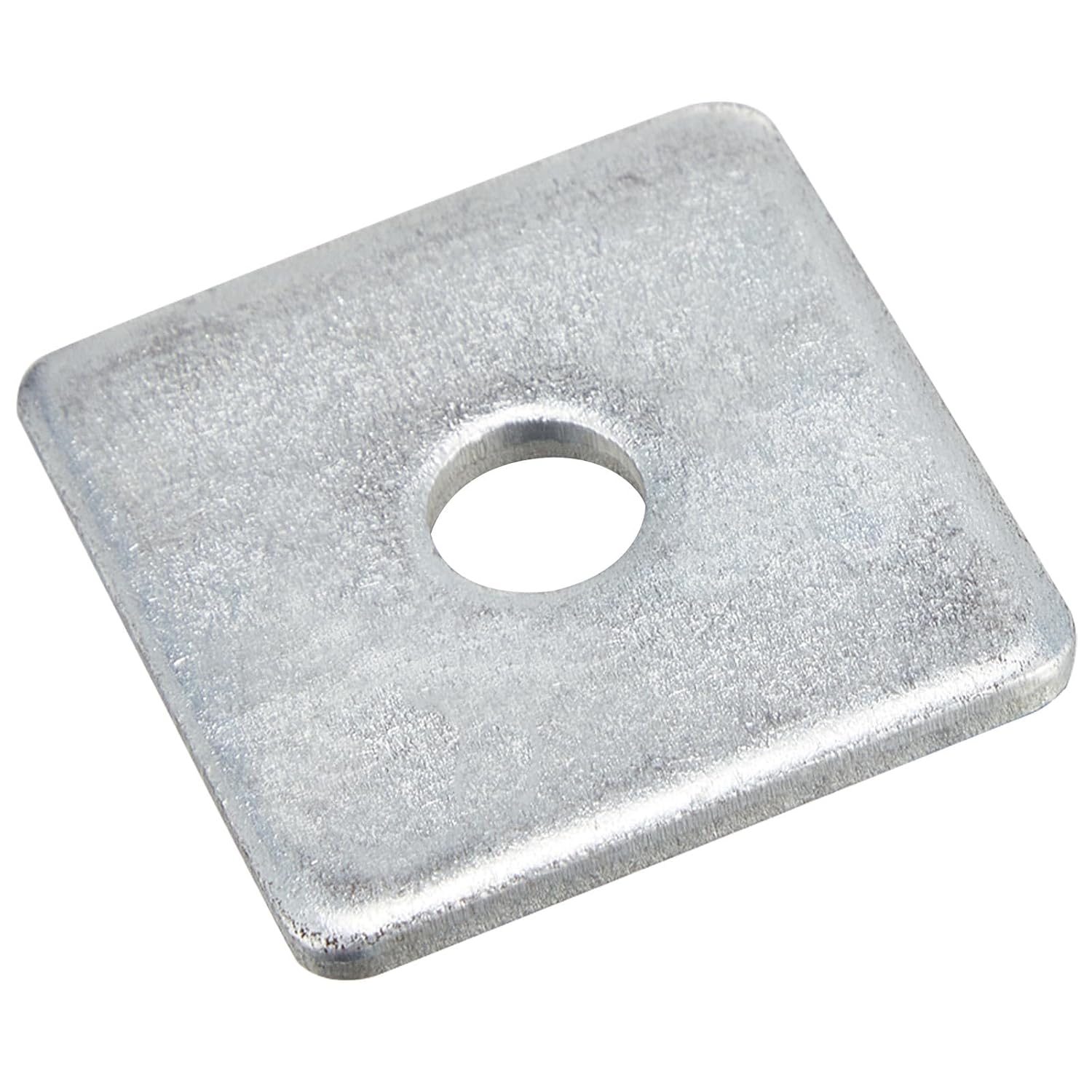70pcs Galvanized Square Washers Plate 5/8" ID, 3X 3 Od 1/8" Thickness Heavy Duty Steel Gasket Flat Washers Nut Anti-loosening Plate Fastener for Construction and Industrial Equipment