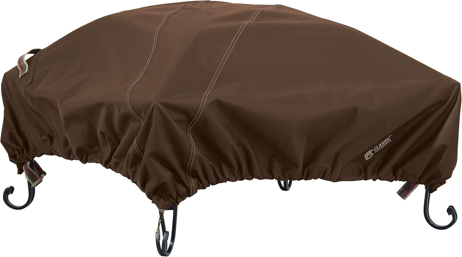 Classic Accessories Madrona Waterproof 40 Inch Square Fire Pit Cover