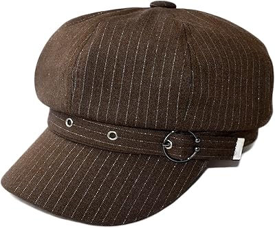Beret Hats for Women Ladies Hats Fashion Beret Hat Women Winter Newsboy Cap Spring Outdoor Sun Hat (CA/US, Alpha, Medium, Large, Coffee)
