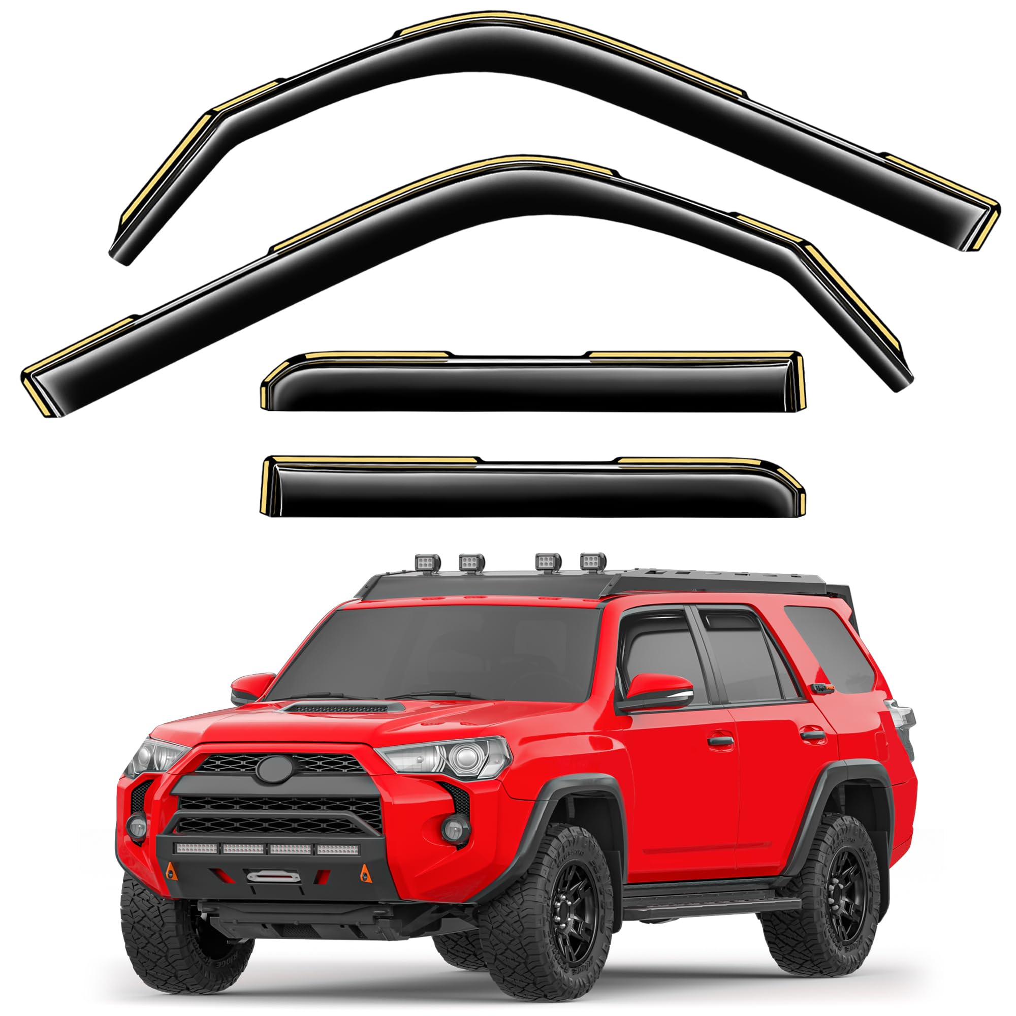 Saleago Toyota 4Runner Rain Guards