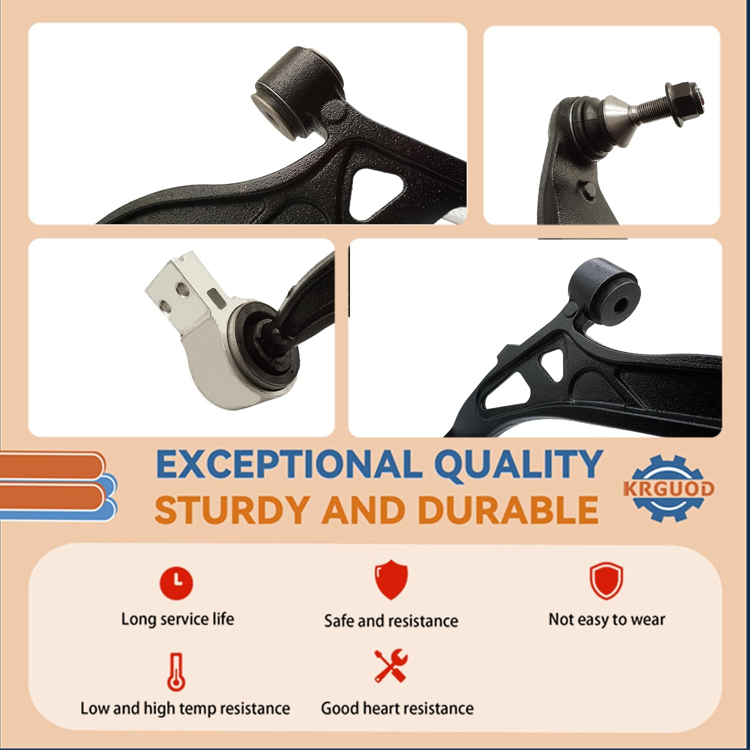Front Lower Drive Side Left Control Arm Fit for Ford Explorer 2011-2019, for Police Interceptor Utility 2013-2019, Replace K622216