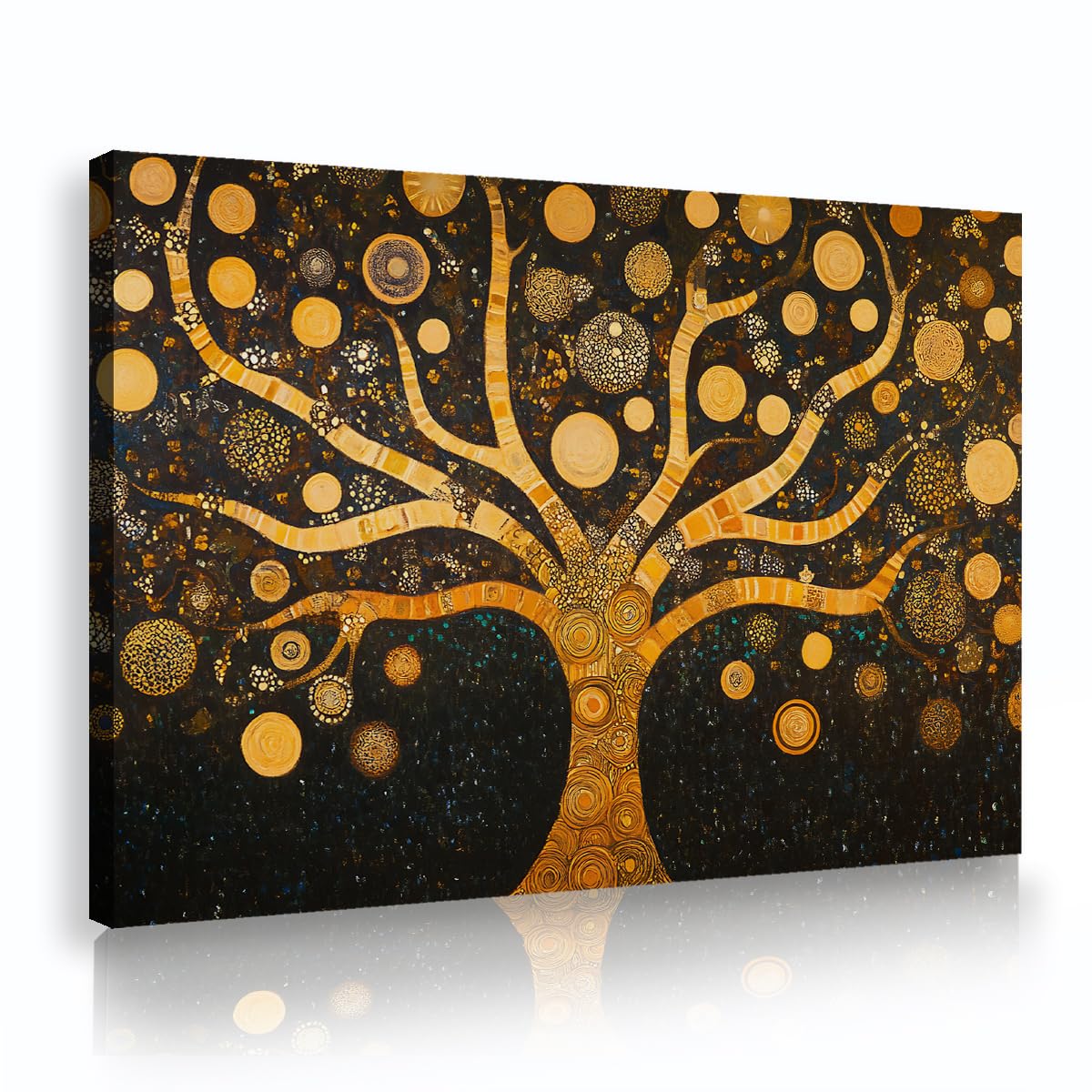 Gustav Klimt drzewo życia obraz na płótnie druk artystyczny 70 x 100 cm