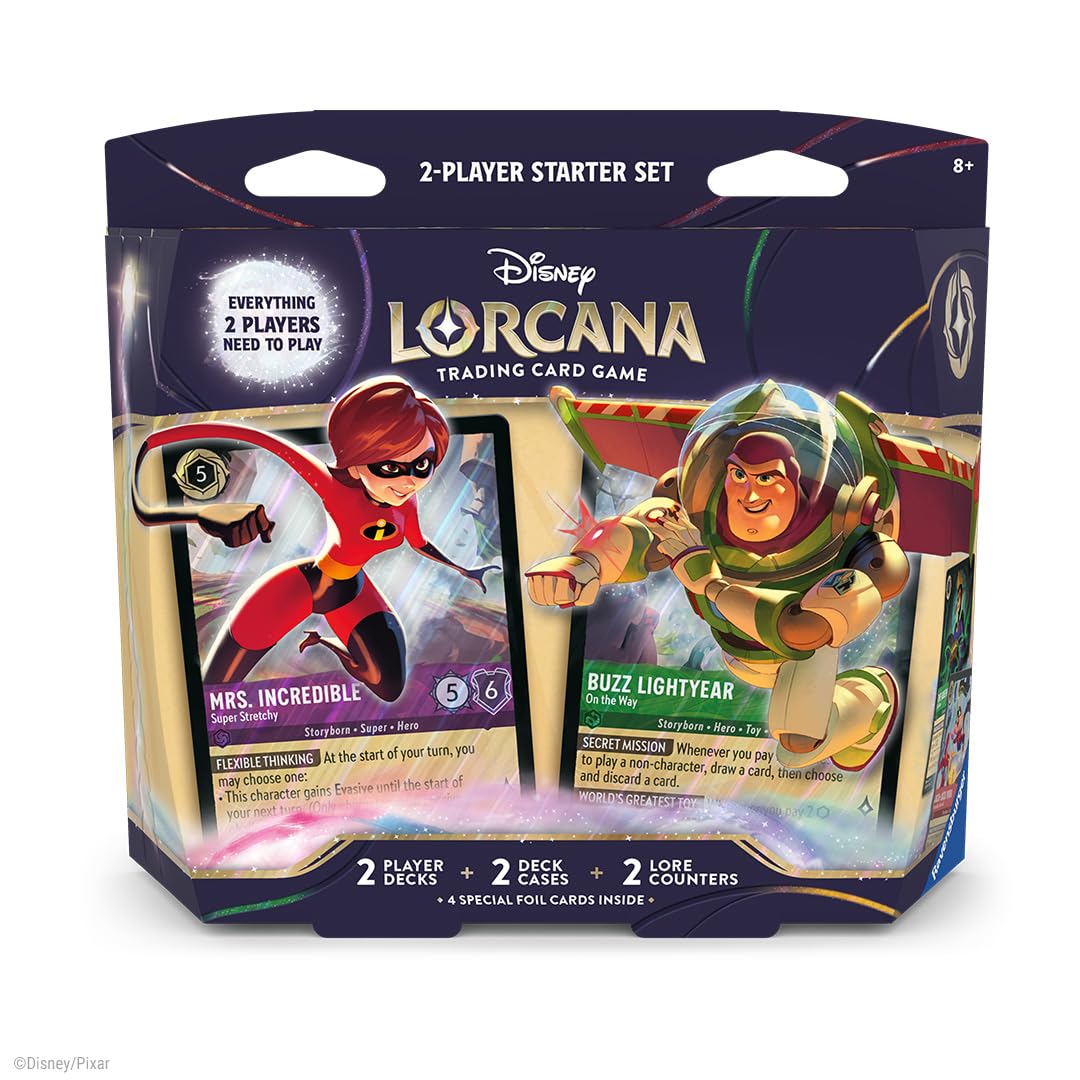 Disney Lorcana Wilds Unknown 2箱セット Ravensburger Disney Lorcana TCG: Wilds Unknown 2-Player Starter