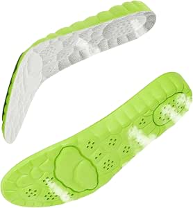 Semelles Augmentantes Pour Chaussures - Rehaussement Talon 3 Couches - Ajustables - Noires - Confort