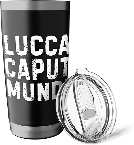 Vista 5 de Lucca Caput Mundi Lucchese Simpatica Uomo Donna Bambino - Vaso aislado de acero inoxidable