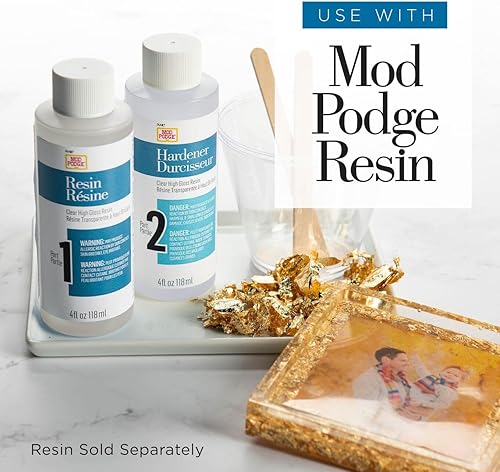 Miniatura 3 de Mod Podge Marco, molde de fundición de silicona transparente de 5 x 7 pulgadas de apertura para suministros de epoxi para proyectos de arte y