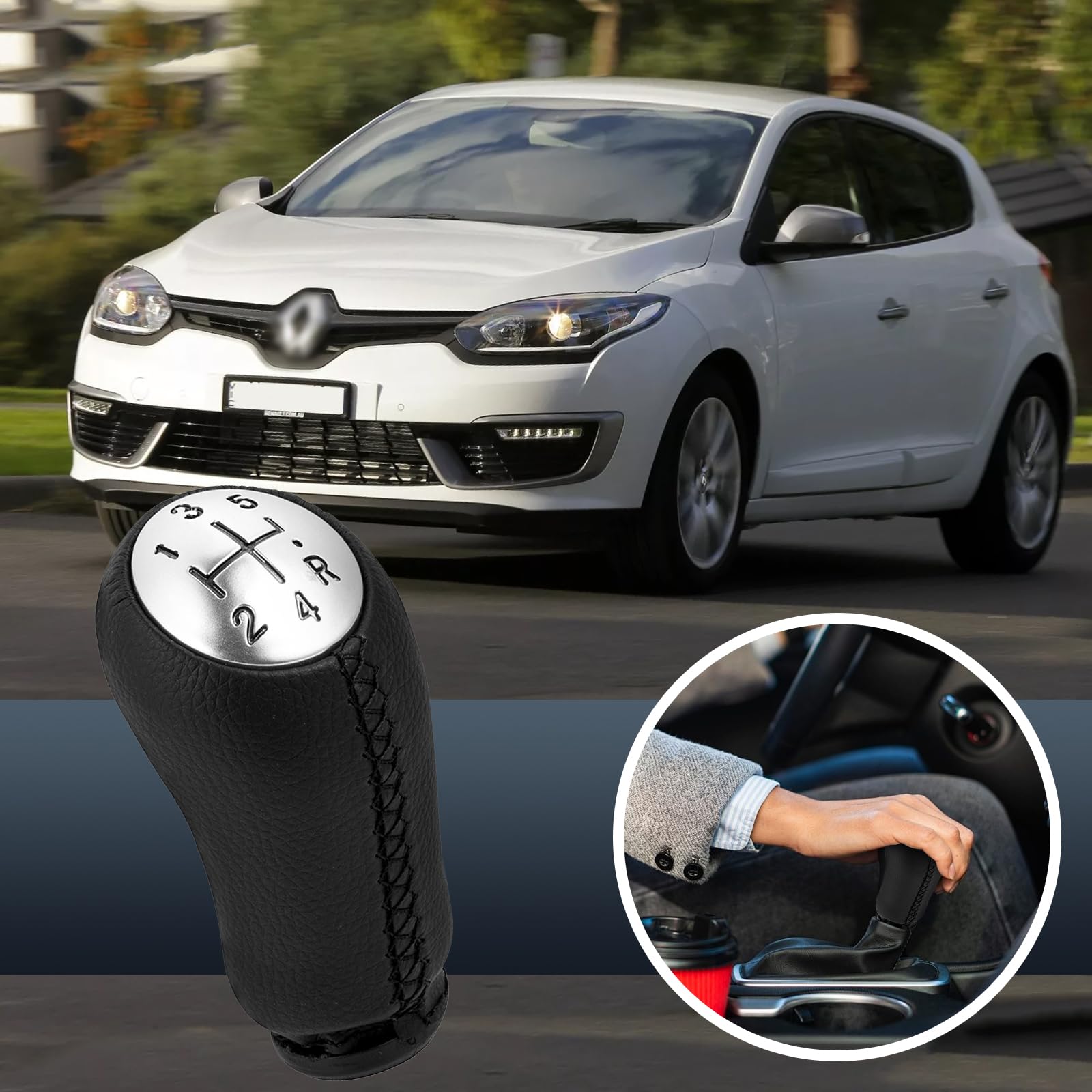 POMELLO DEL CAMBIO MANUALE 5 MARCE CROMATO MAZDA 3 (BK, BL) (2006-2012 - Foto 3