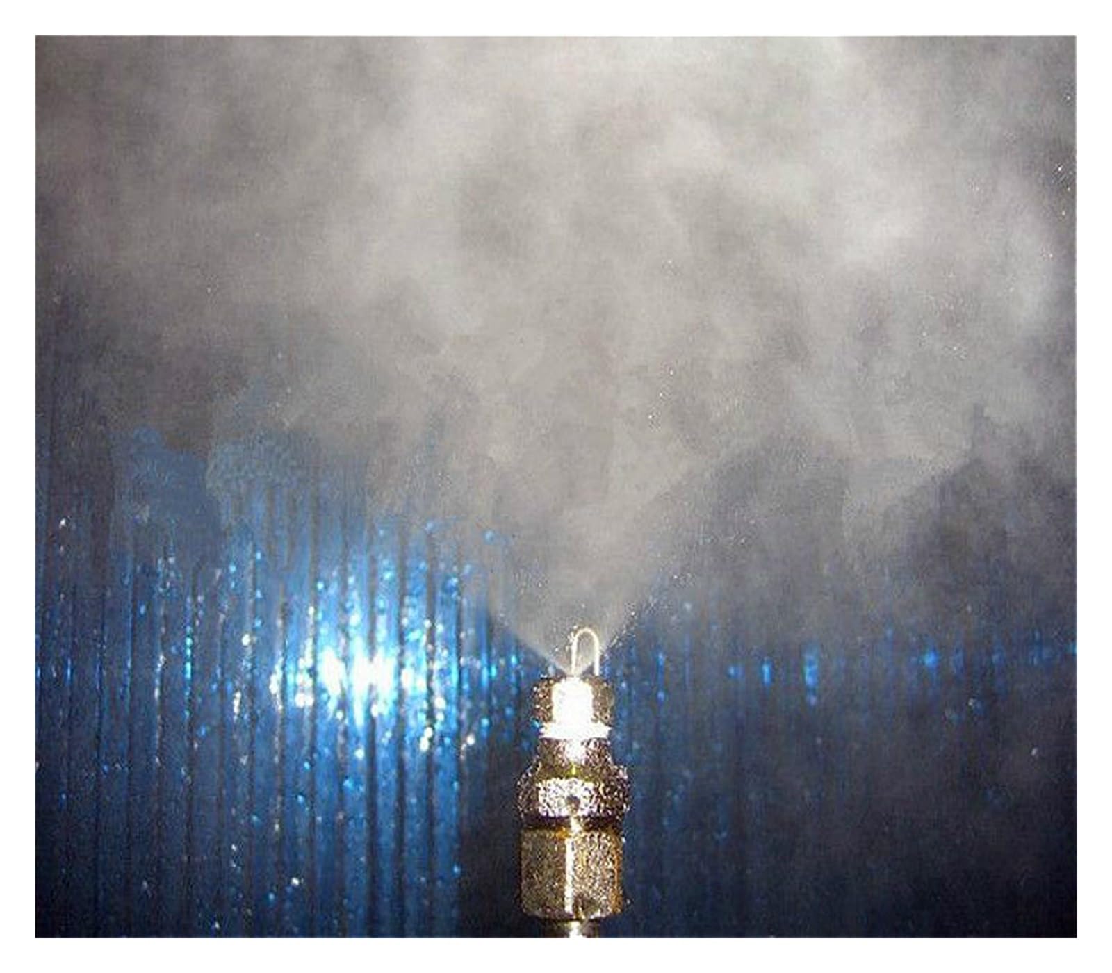 Boquilla de impacto, boquilla de niebla de agua, boquilla de pulverización de 1/8 pulgadas, rosca macho de alta presión para humidificación y refrigeración