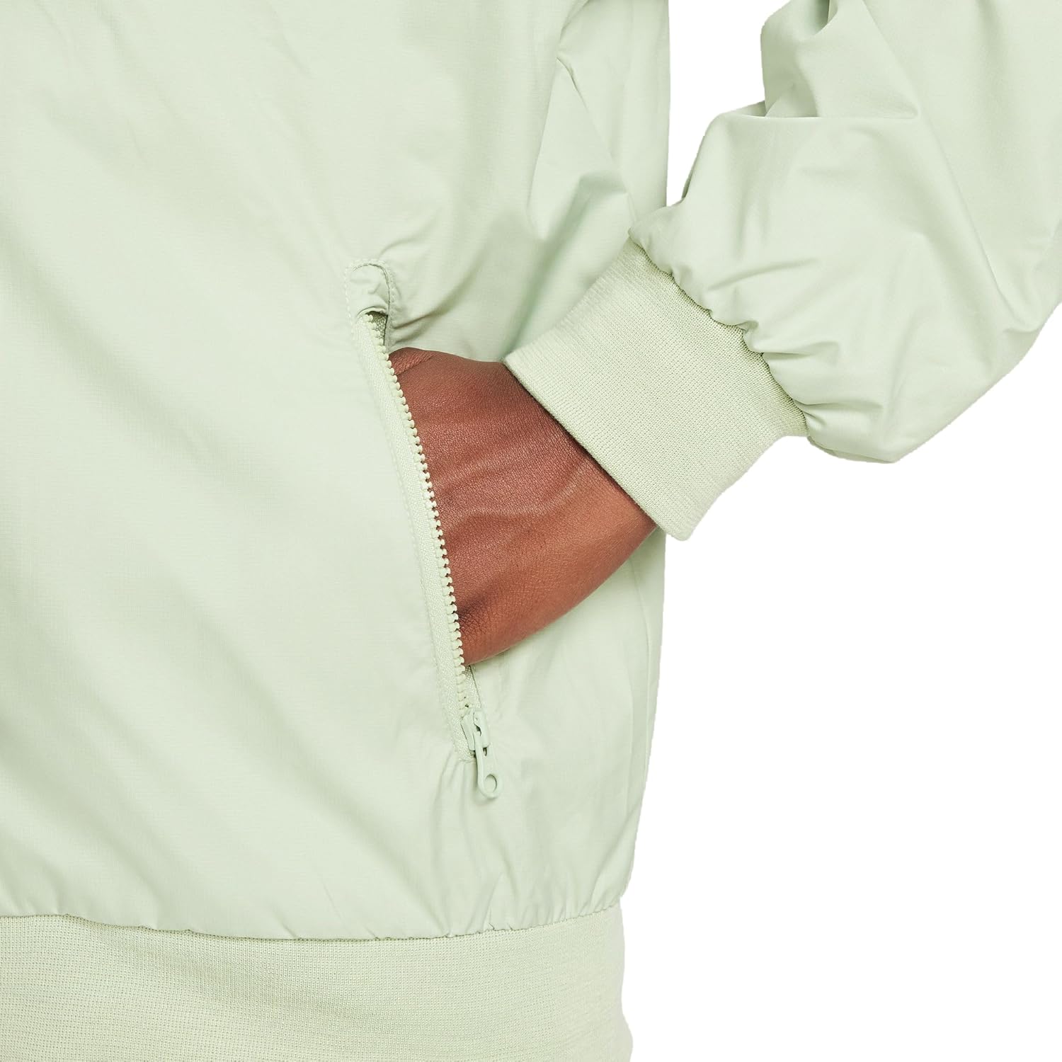 Nike Sportswear Windrunner Big Kids Loose Hip-Length Hooded (850443-343, Honeydew/White/Honeydew/Deep Jungle)