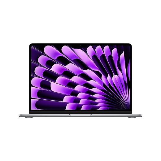 Apple 2024 MacBook Air 13-inch Laptop with M3 chip: Built for Apple Intelligence, 13.6-inch Liquid Retina Display, 8GB Unified Memory, 256GB SSD Storage; Space Grey, French