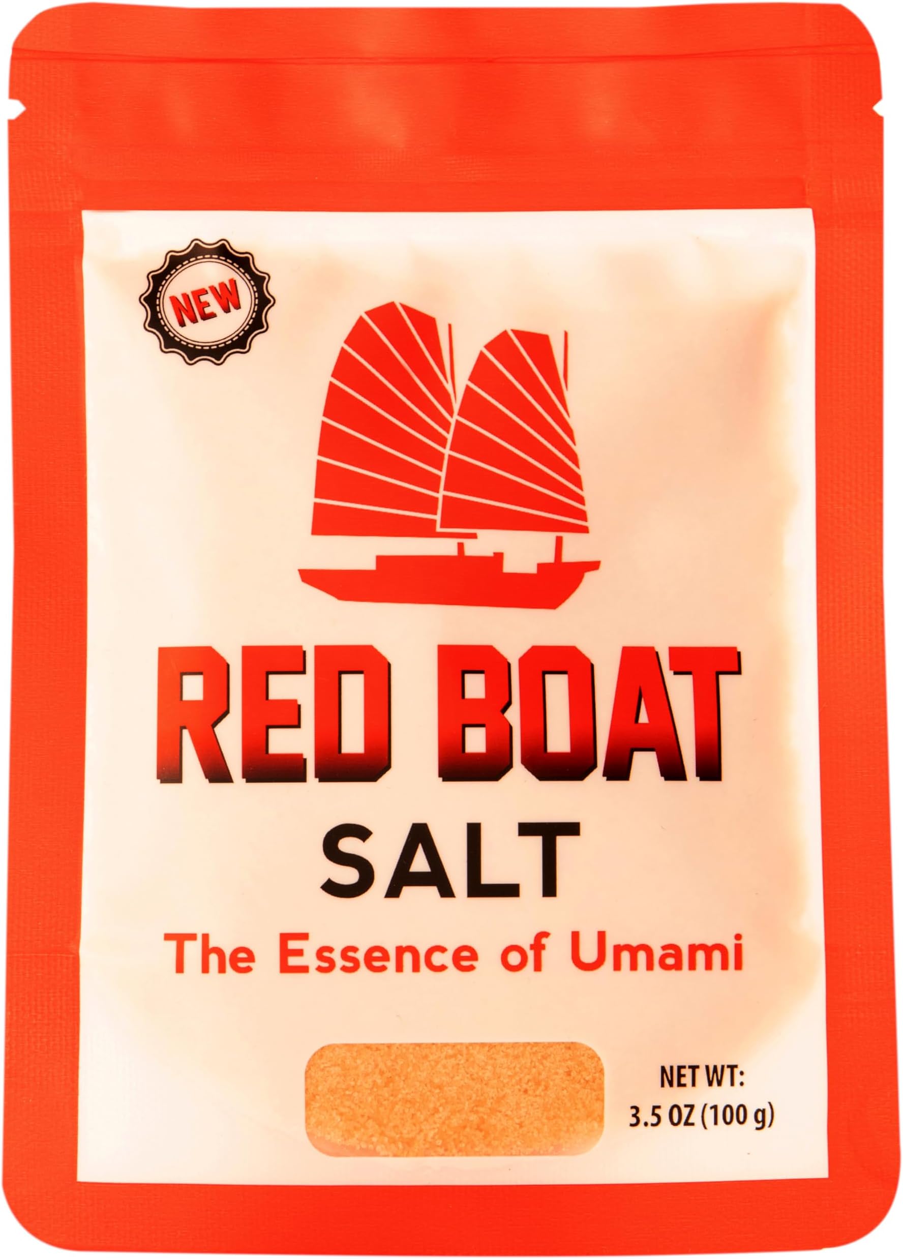 Red Boat Umami Salt | Salt infused with premium fish sauce | All Natural Handcrafted Seasoning | Keto, Paleo, & Whole 30 friendly | Gluten and sugar free with no preservatives | (3.5 Oz)