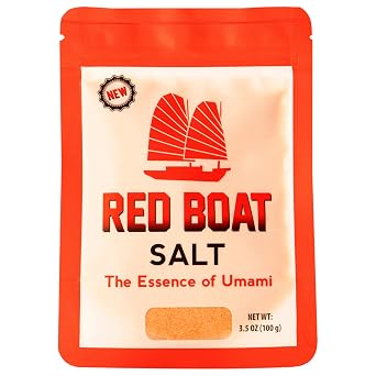 Red Boat Umami Salt | Salt infused with premium fish sauce | All Natural Handcrafted Seasoning | Keto, Paleo, Whole 30 friendly | Gluten and sugar free with no preservatives | 3.5 Oz