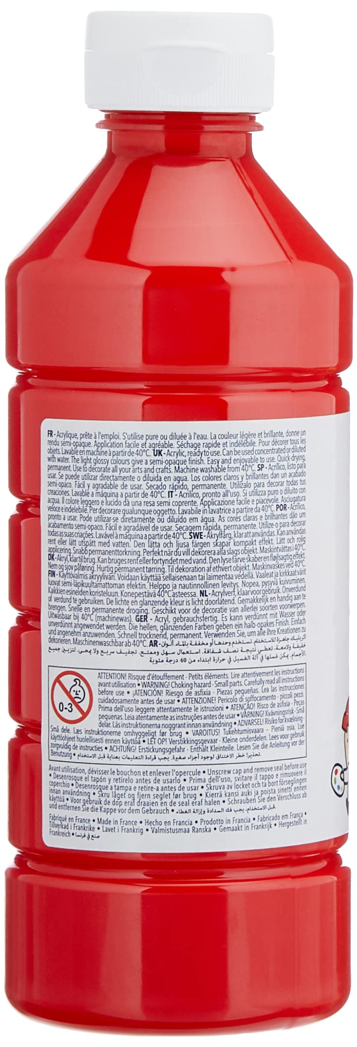 Lefranc Bourgeois - Akryl w płynie dla dzieci - Asortyment 10X500 ml