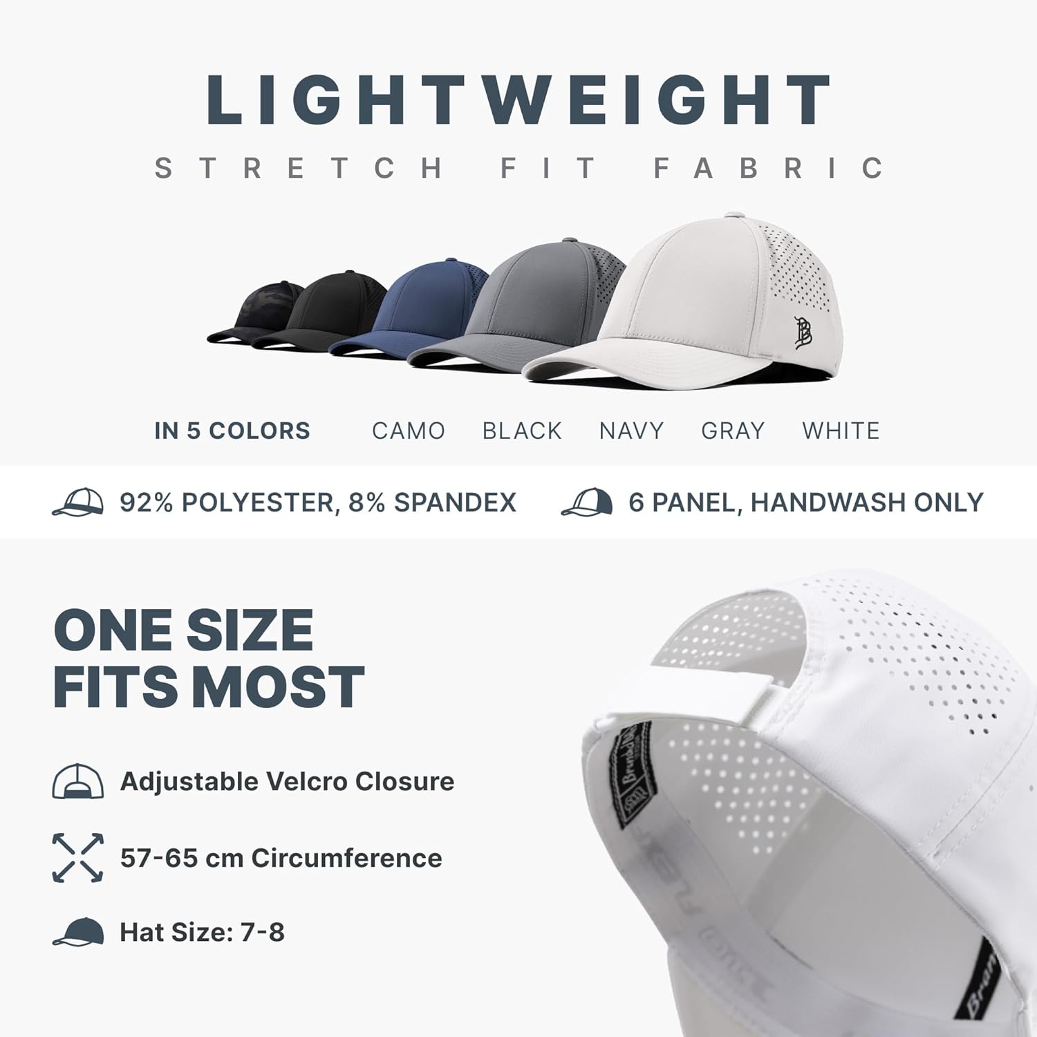 Branded Bills 1776 PVC Curved Performance, Snapback Closure, Lightweight, Comfortable Baseball Cap