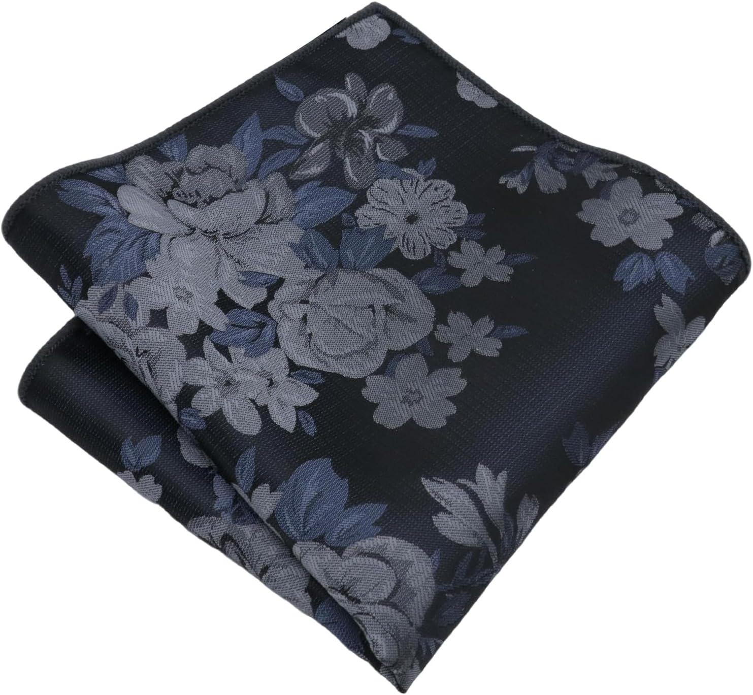 Floral Handkerchiefs for Men, Satin Pocket Square for Business