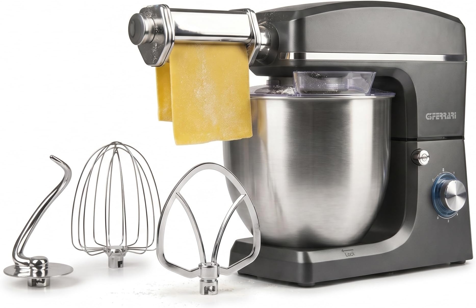IMPASTATRICE PLANETARIA G20113, 1500 W, 10 Litri, Acciaio Inossidabile