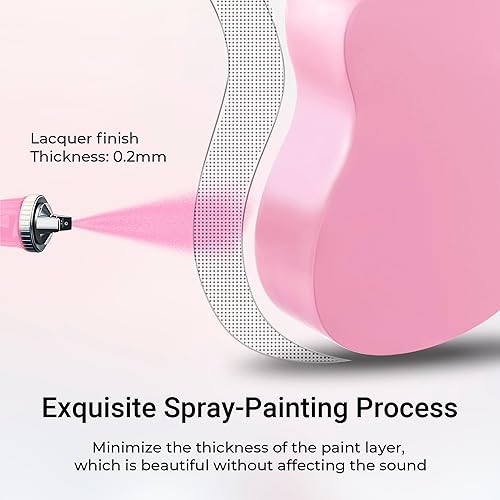 Miniatura 65 de ADM Ukelele para principiantes, kit de ukelele de madera hawaiana para niños y adultos, paquete de ukalelee profesional con lecciones gratis