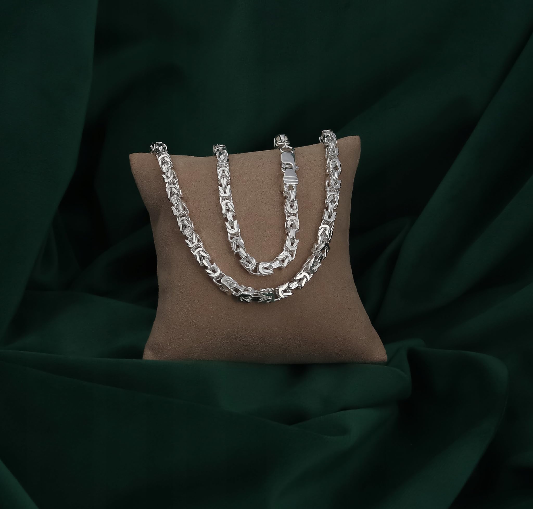 AMAR OPRAVA königskette ketten für herren silber 925, massive Kette, kette herren - halskette herren, panzerkette herren 925 silber- herren schmuck, italienische Qualität