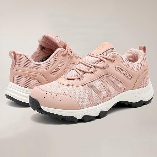 Miniatura 3 de COTTIMO Zapatos de senderismo impermeables para mujer, antideslizantes, tenis ligeros para el trabajo, caminar, correr, trekking, senderismo