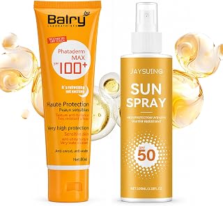 Sonnencreme LSF 100+Sonnenspray LSF 50,Sunscreen SPF 100,Sonnenschutz spray