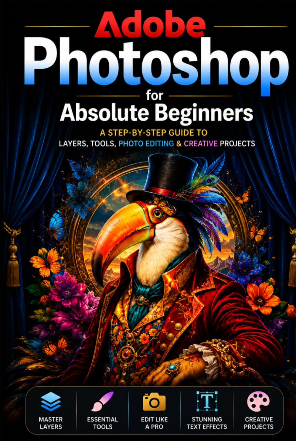 Adobe Photoshop for Absolute Beginners: A Step-by-Step Guide to Learning Photoshop from Scratch (The Photoshop Mastery Series)