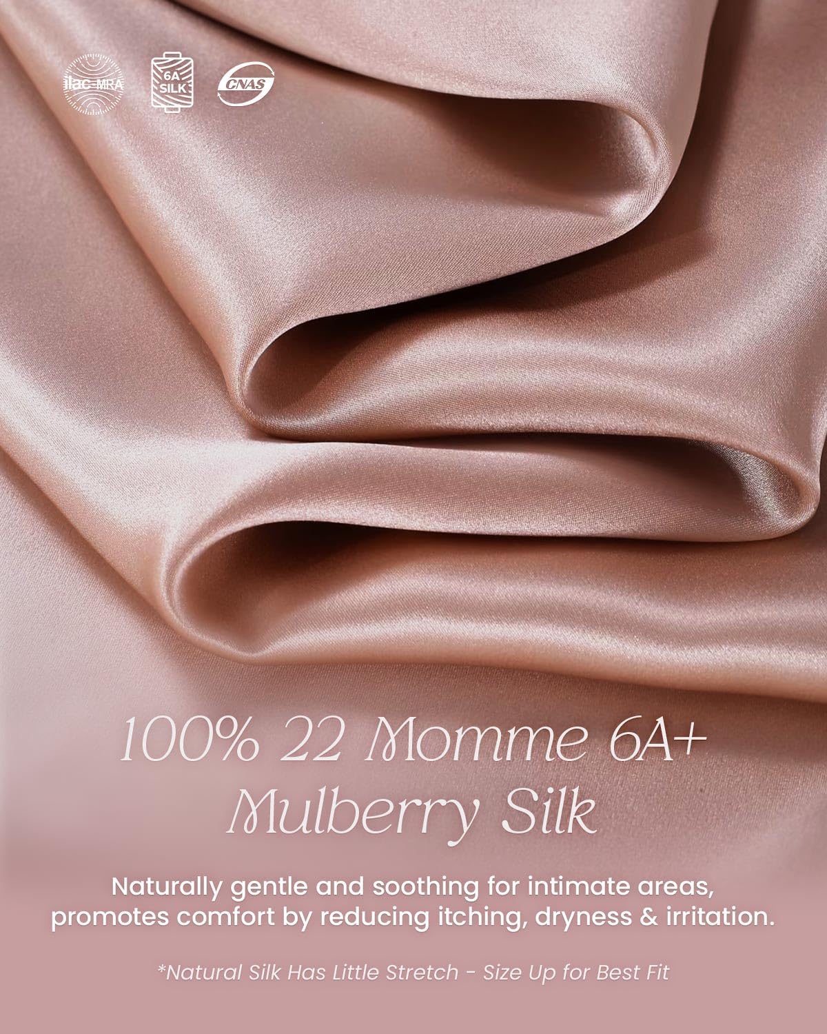 Luxury 100% Mulberry Silk Thongs for Women - 22 Momme Silk Satin G-String Panties, Sexy Cheeky T-back - Image 2