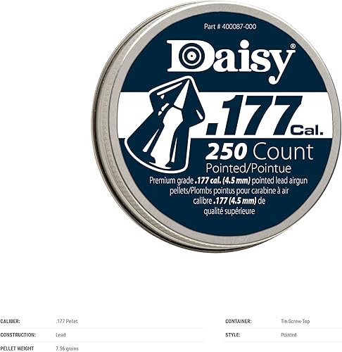 Miniatura 5 de Daisy PrecisionMax .177 Pellets de campo puntiagudo y paquetes surtidos de cajas