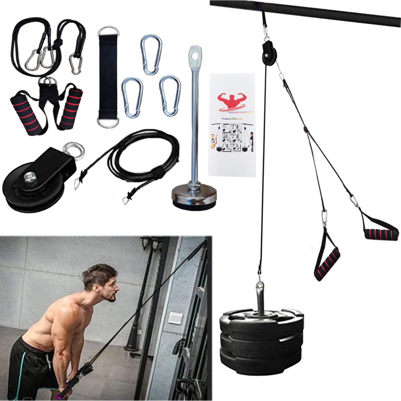 Buy Forearm Wrist Roller Trainer Muscle Strength Blaster Exerciser with